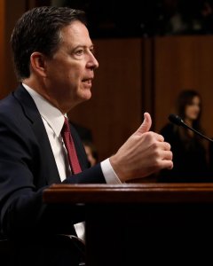 James Comey testificando  frente al Comité de Inteligencia del Senado /REUTERS