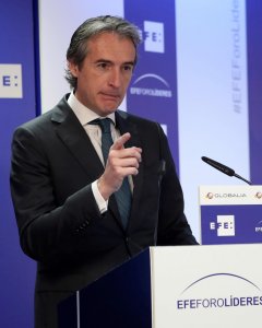 El ministro de Fomento, Íñigo de la Serna, durante su intervención en EFEForo Líderes.EFE/J.J.Guillen