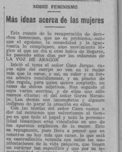 Columna de Amparo Poch en 'La Voz de Aragón'.