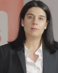 Olga Louzao, concejala en el Ayuntamiento de Lugo y portavoz de Ciudadanos en Galicia.