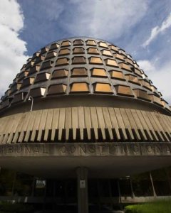 Edificio del Tribunal Constitucional en Madrid.