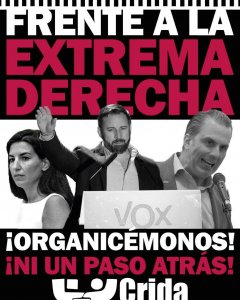 cartel STOP VOX