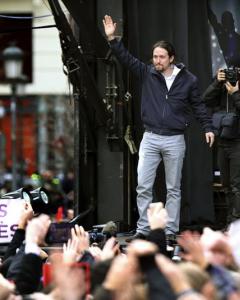 Iglesias, Marcha del Cambio. EFE