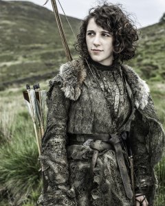 La actriz Ellie Kendrick en el pape de Meera Reed, de 'Juego de Tronos'.