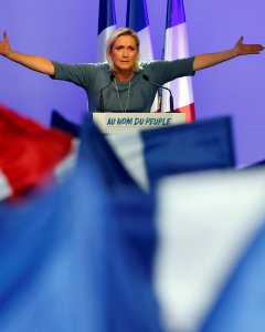 La ultraderechista francesa Marine Le Pen en una foto de archivo. Reuters.