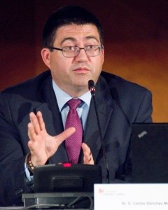 El responsable federal de Políticas Económicas de IU y concejal de Hacienda del Ayuntamiento de Madrid, Carlos Sánchez Mato. E.P.