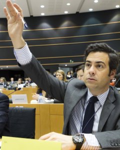 El eurodiputado y hasta ahora líder del PP navarro, Pablo Zalba, en una imagen de archivo. Fotografía tomada de la web pablozalba.com