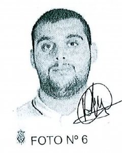 Francisco Javier Gallego, portavoz de la organización neonazi 'Lo Nuestro'. Imagen de su ficha policial.