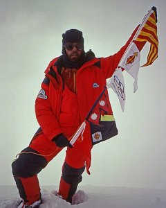 Òscar Cadiach, el primer alpinista català al cim de l'Everest (1985)