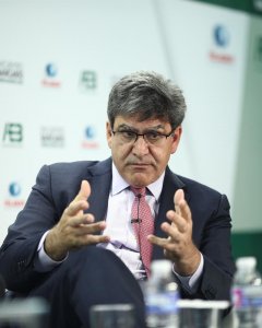 El consejero delegado del Banco Sangtander, José Antonio Álvarez, en el Encuentro Bancario Iberoamericano. E.P.