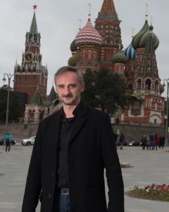 Daniel Utrilla en la Plaza Roja de Moscú. / Pedro Quirós