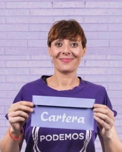 Gema Gil, candidata al consejo Ciudadanos de Podemos en la Comunidad de Madrid./Twitter