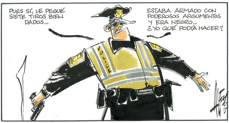 alfons  EEUU: policías y negros