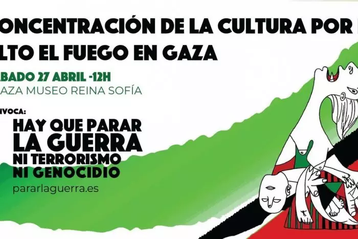 Personalidades de la cultura se concentrarán contra el genocidio en Gaza este sábado en Madrid