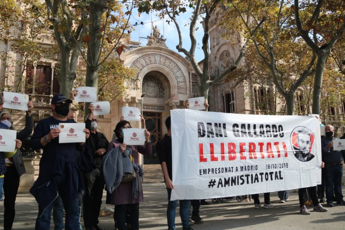 Dani Gallardo té tres dies per entrar a presó per la protesta a Madrid contra la sentència de l'1-O