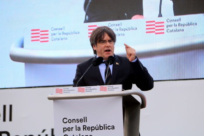 Puigdemont es presenta a la reelecció com a president del Consell de la República