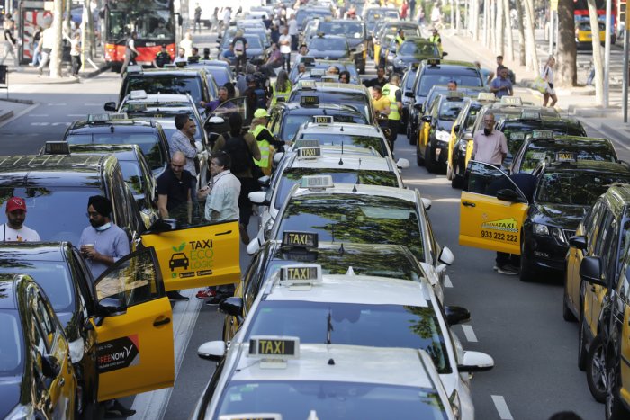 Els taxistes anuncien una mobilització per la Diada de l'11 de setembre