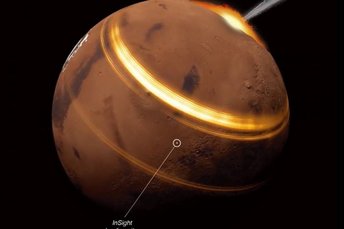 Las ondas generadas por meteoritos en Marte revelan datos sobre su interior