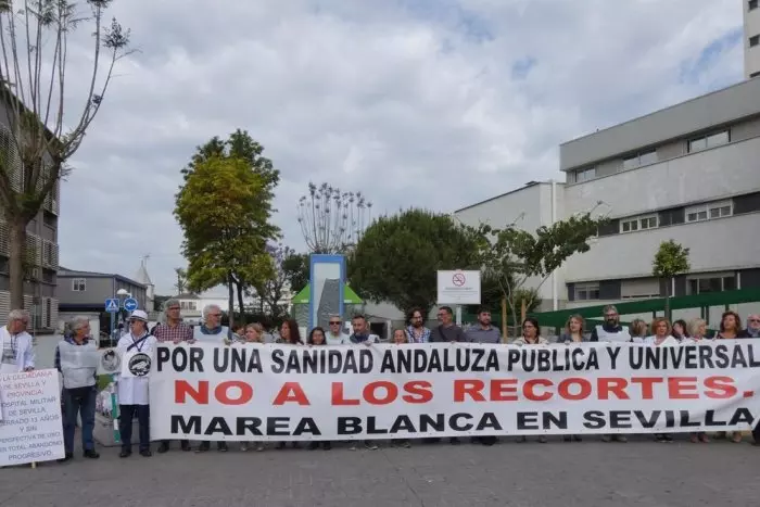 Las peticiones de las mareas sanitarias al PP de Andalucía