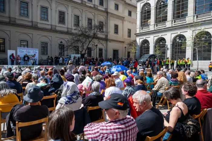 Concentración en Madrid para exigir el blindaje de las pensiones y convertirlas en un derecho constitucional