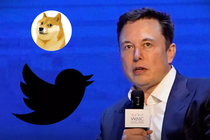 Elon Musk cambia el logo de Twitter por el de la criptomoneda Dogecoin