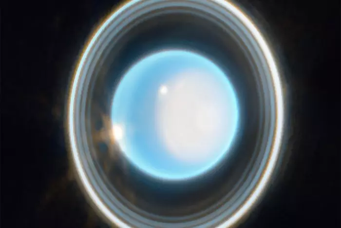 El telescopio James Webb logra captar 11 de los 13 anillos de Urano