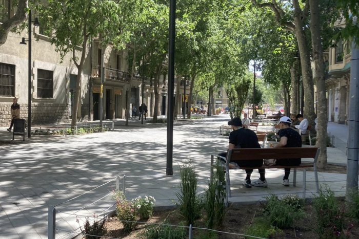 Dos de cada tres residents de l'Eixample estan a favor dels eixos verds i les superilles