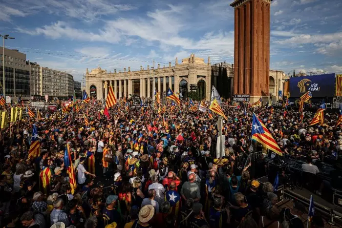 L'independentisme perd múscul al carrer en una Diada marcada per l'amnistia, tot i les crítiques de l'ANC