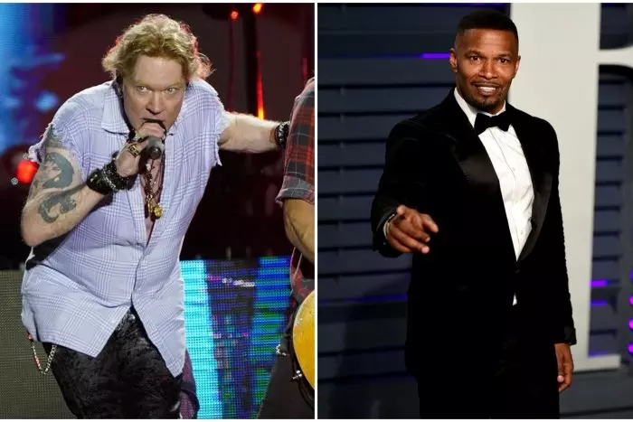 El cantante Axl Rose y el actor Jamie Foxx, acusados de dos violaciones