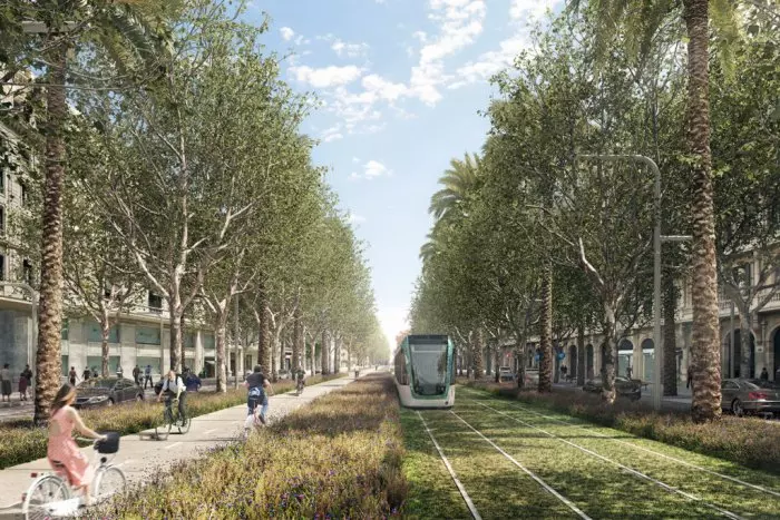L'Ajuntament de Barcelona descarta una proposició dels comuns per la connexió del tramvia per la Diagonal