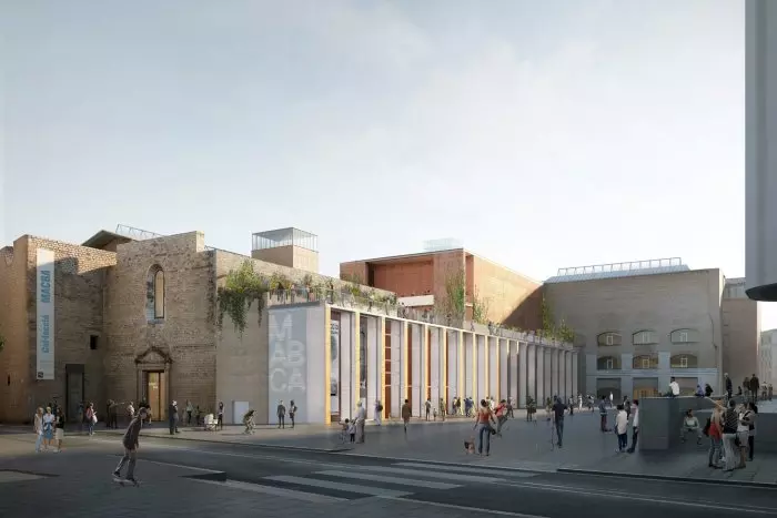 Així serà la nova plaça dels Àngels de Barcelona, amb l'ampliació del MACBA i el CAP Raval Nord