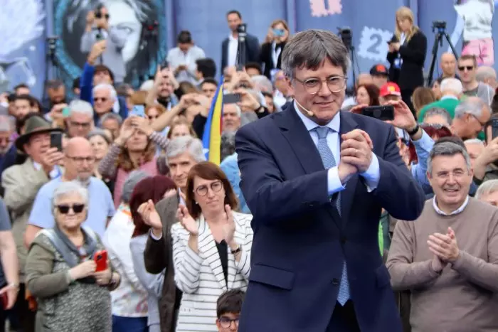 Puigdemont presenta a Elna "una llista transversal" pel 12-M "per culminar la independència"