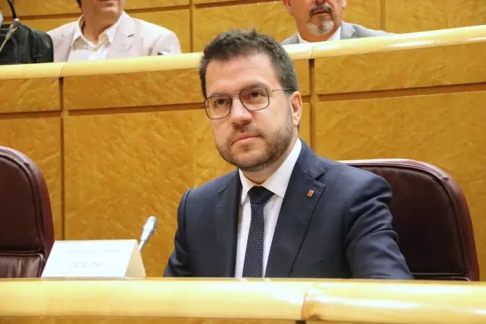 Aragonès reivindica al Senat la paternitat de l'amnistia i veu el referèndum i el finançament singular "inevitables"