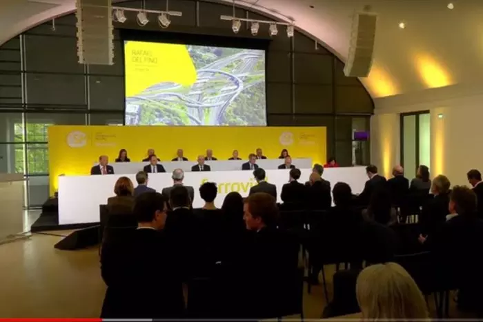 Ferrovial eleva un 7% el dividendo en su primera junta de accionistas desde Ámsterdam