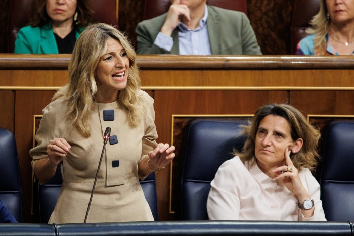 Yolanda Díaz defiende la entrada del Estado en Naturgy mientras que Ribera lo ve "prematuro"