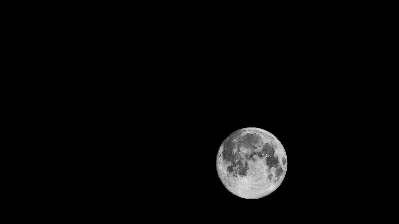 La luna durante el fenómeno conocido como 'Luna Azul'.- JAIRO VARGAS