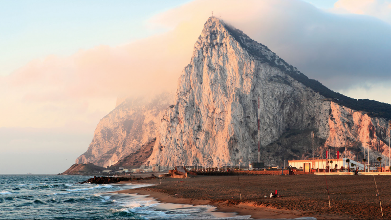Foto de archivo. El Peñón de Gibraltar. EFE