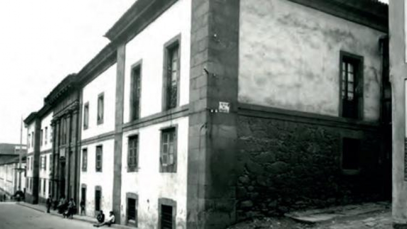 Hospital de Caridad, desaparecido en 1958. / FOTO BLANCO - ARCHIVO HISTÓRICO DE A CORUÑA