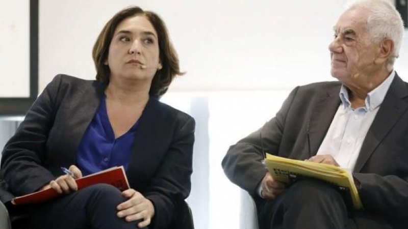 Ada Colau i Ernest Maragall en un dels debats electorals.