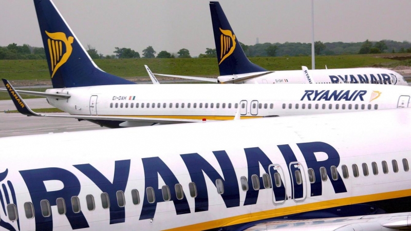 Aviones de Ryanair. EFE/Archivo