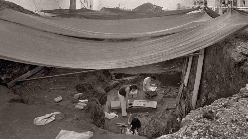 Fotografía de la exhumación en la Puebla de Cazalla.- ARCHIVO DE JUAN MANUEL GUIJO