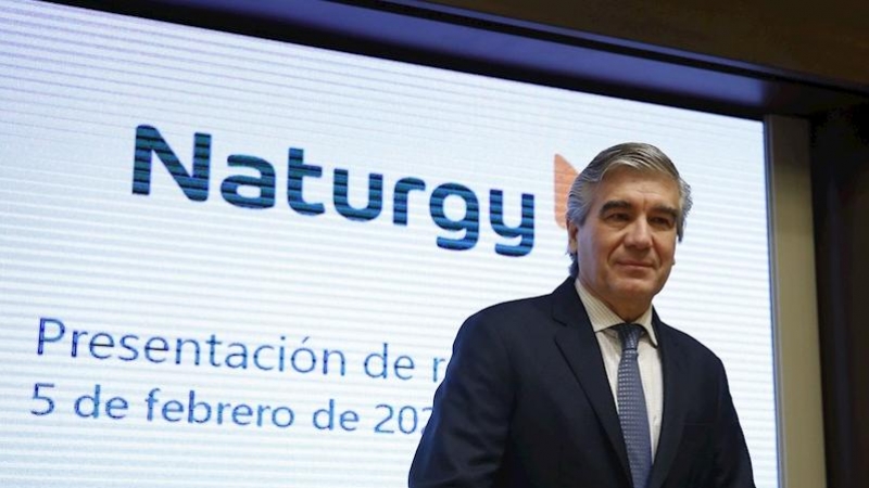El presidente ejecutivo de Naturgy, Francisco Reynés durante una rueda de prensa  para presentar de los resultados de la compañía en 2019. EFE/Javier Lizón