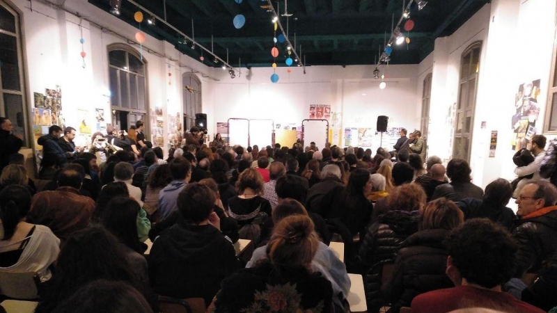 07/02/2020 - Presentación del libro de Miguel Urbán 'La emergencia de Vox' en Zaragoza. / EDUARDO BAYONA