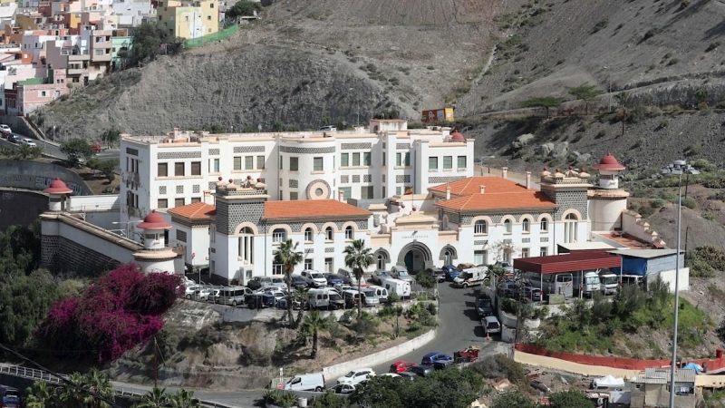 Vista del Centro de Internamiento de Extranjeros (CIE) de Barranco Seco, localizado en la ciudad de Las Palmas en la isla de Gran Canaria. EFE