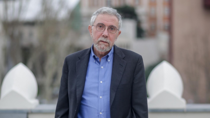 17/02/2020- El economista estadounidense Paul Krugman, posa tras su entrevista en la Fundación Rafael del Pino, en Madrid. / EUROPA PRESS