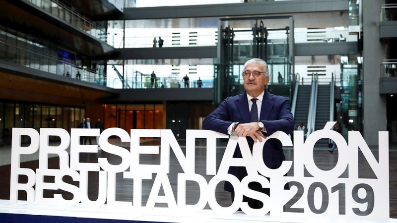 El consejero delegado de Endesa, José Bogas, durante la presentación de resultados anuales de 2019 de la compañía. EFE/David Fernández