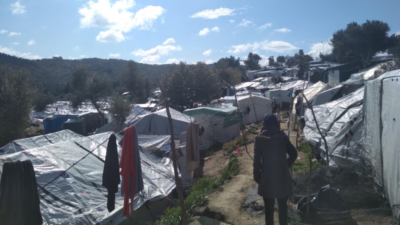 Campo de Refugiados de Moria, Lesbos. JESÚS CUEVAS.