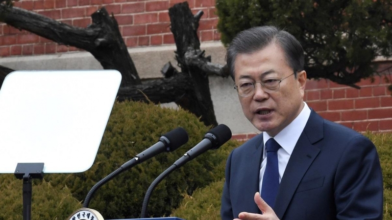 El presidente surcoreano, Moon Jae-in. REUTERS