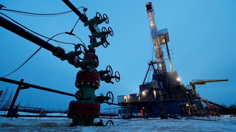 Estación de bombeo en un campo petrolífero en la región rusa de Irkutsk. REUTERS/Vasily Fedosenko