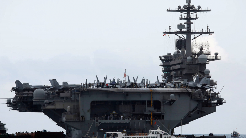 El buque USS Theodore Roosevelt. / Reuters